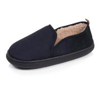 Isotoner Chaussons Charentaises homme semelle bloup extra confort | Pantoufle Suédine Confort longue durée de la semelle BLOUP avec amorti rebondissant et maintien adapté.