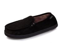 Isotoner Chaussons dessus velours et semelle grand confort noir homme 43