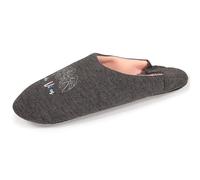 Isotoner Chaussons extra-light pantoufles Mules femme, 39/40 EU, gris chiné foncé