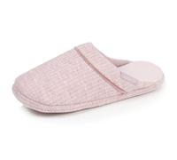 Isotoner Chaussons extra-light pantoufles Mules femme maille nid d'abeille, semelle gomme antidérapante, 35/36 EU, blush