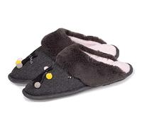 Isotoner Chaussons Mules Femme Chat