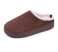 Isotoner Chaussons Mules femme confort plateforme 3,5 cm 40 cachou