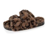 Isotoner Chaussons Mules femme semelle bloup extra confort 39 léopard
