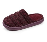 Isotoner Chaussons Mules femme semelle bloup extra confort amorti 37 léopard bordeaux