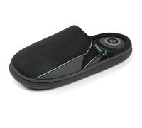 Isotoner Chaussons Mules homme suédine, semelle bloup XTRA confort 42 noir