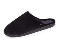 Isotoner Chaussons Mules homme ultra confort mémoire de forme | Chaussons avec semelle ergonomique qui soutient la voûte plantaire et assure un maintien optimal.