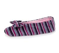 Isotoner Chaussons pantoufles Ballerines femme grand nœud