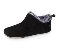 Isotoner Chaussons pantoufles bottillons femme ultra confortables, 37 EU, noir