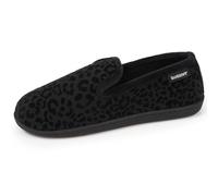 Isotoner Chaussons pantoufles Charentaises femme semelle ergonomique confort, chauds, 36 EU, noir