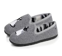 Isotoner Chaussons pantoufles Charentaises femme souples, ultra confortables et légèrs, confort technologie everywear, 37 EU, gris