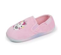 Isotoner Chaussons pantoufles Mocassins fille enfilage facile, semelle antidérapante, 29 EU, rose