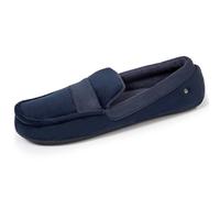 Isotoner Chaussons pantoufles Mocassins homme ultra confortables et légers, 40 EU, marine chevrons