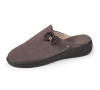 Isotoner Chaussons pantoufles Mules femme petit talon de 4,5 cm, 41 EU, taupe