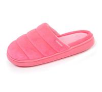 Isotoner Chaussons pantoufles mules femme semelle ultra moelleuse, 37 EU, rose