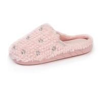 Isotoner Chaussons pantoufles Mules fille en matière douce, semelle ergonomique confort, 37 EU, rose