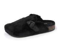 Isotoner Chaussons pantoufles Sabots femme semelle anatomique confort, 40, noir