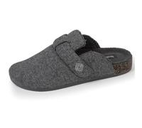Isotoner Chaussons pantoufles Sabots homme semelle à mémoire de forme, 44 EU, gris chiné