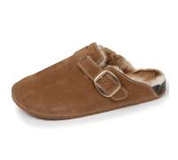 Isotoner Chaussons Sabots Femme Amorti Talon Confort de Marche 38 Camel