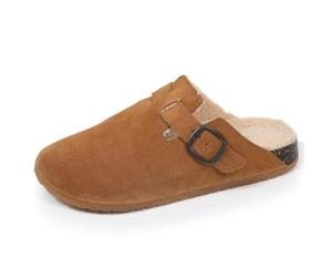 Isotoner Chaussons Sabots Homme Semelle à mémoire de Forme | Pantoufle Patch EVERYWEAR au talon pour un amorti renforcé et un confort de marche optimal