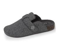 Isotoner Chaussons pantoufles Sabots homme semelle à mémoire de forme, 43 EU, gris chiné