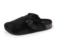 Isotoner Chaussons pantoufles Sabots femme semelle anatomique confort, 36 EU, noir