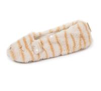 Isotoner Chaussons semelle antidérapante beige tigré femme 37/38