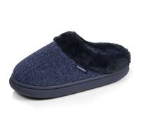 Isotoner Chaussons semelle bloup extra confort marine lurex femme 39