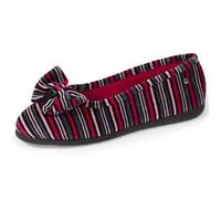 Chaussons Isotoner Ballerine Ergonomique EveryWear Velours Bio pour Femme 36 Multicolore