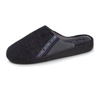 Isotoner Chaussons semelle ultra confort gris chiné foncé homme 41