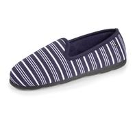 Isotoner Chaussons très confortables, en jersey bio rayure marinière femme 36