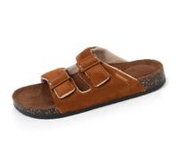 Isotoner Chaussons ultra confortables camel homme 42