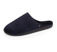 Chaussons Isotoner Mule - Semelle Ergonomique Mousse Interieure Everywear pour Homme 41 Bleu