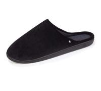 Isotoner Chaussons ultra confortables et légers, mousse à mémoire de forme noir homme 43