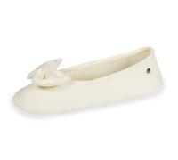 Chaussons Isotoner Ballerine Velours - Grand Nœud W pour Femme 39 - 40