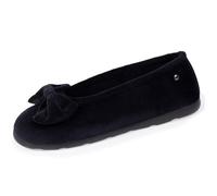 Isotoner – Chaussons Ballerines Femme Everywear™ – Ultra confortables, faciles à enfiler – 36 Noir