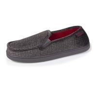 Isotoner Chaussons Velour ultra doux gris homme 46
