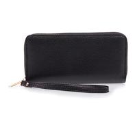 Isotoner Compagnon Femme Grand Portefeuille, Protection RFID Anti-piratage de Carte Noir