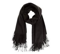 Isotoner Echarpe femme type plaid, ultra douce noir