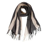 Isotoner Echarpe femme type plaid, ultra douce rayures