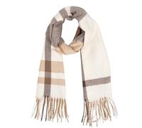 Isotoner Echarpe femme ultra douce, chaude, très confortable, 50x200 cm beige/marron