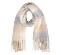 Isotoner Echarpe type plaid, ultra douce, chaude, très confortable beige/gris femme