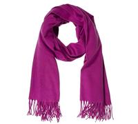 Isotoner Echarpe type plaid, ultra douce groseille