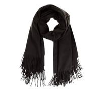 Isotoner Echarpe type plaid, ultra douce noir femme