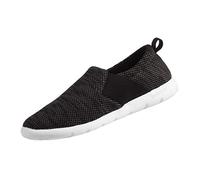 Isotoner Femme Sport Mesh Slipper Chausson, Noir, 41.5 EU