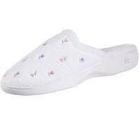 Isotoner - Pantoufles à enfiler pour femme - Blanc - blanc, 35/36 EU