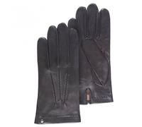 Isotoner Gants Cuir Agneau Doublés Soie 69023 - Noir - Taille 8.5