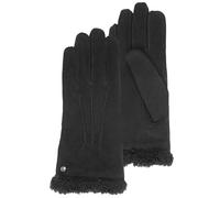 Isotoner - Gants cuir femme (68451) 8 - Noir - Taille Large