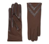 Isotoner Gants en élasthanne pour femme pour temps froid, marron-Smartdri, S-M