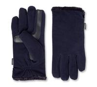 Isotoner Gants en Polaire Stretch avec Doublure microluxe et Technologie Smart Touch Temps Froid, Bleu Nuit-Smartdri, Taille Unique Femme