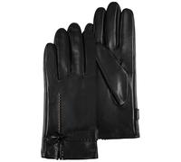 Isotoner Gants femme cuir d'agneau avec nœud plat - doublés soie 7